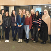 Mentees of Group 10 with Prof. Dr. Miriam Banas, program management (right), and Anna Theresa Wolferstetter, program coordination (6th from left) © Cucit/UR